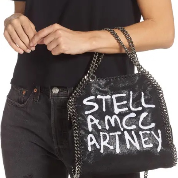 STELLA MCCARTNEY graffiti
x Ed Curtis Falabella Mini tote~AUTHENTIC - Picture 10 of 10